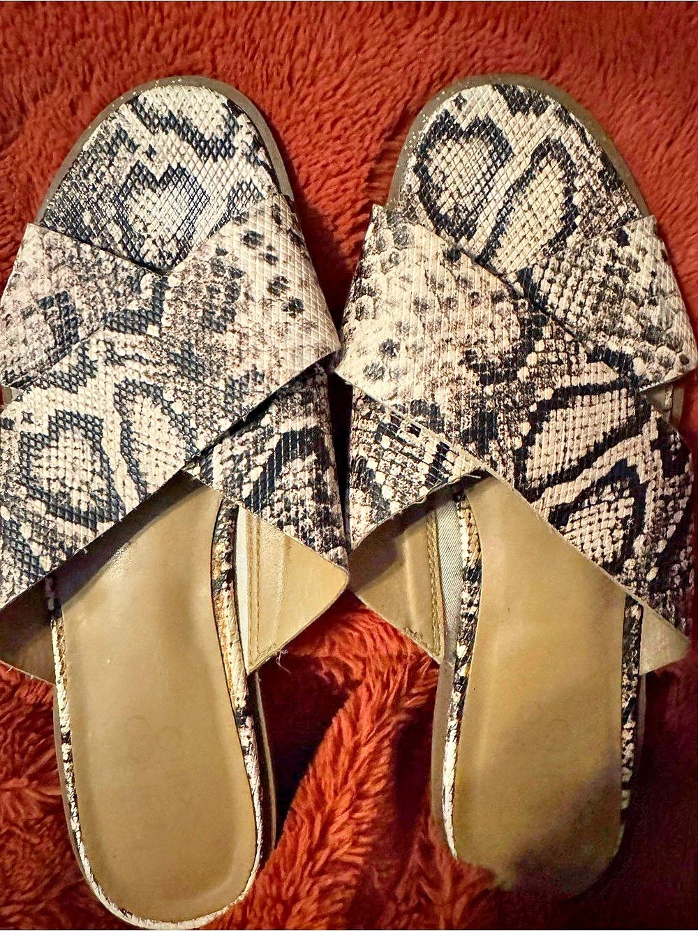 Franco Sarto Animal Print Sandals